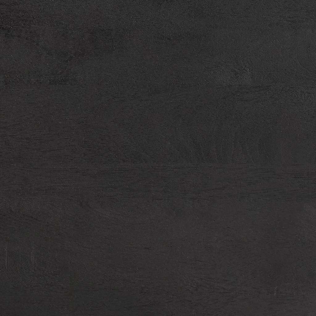 Couchtisch Schwarz 80 x 54 x 40 cm Massivholz Mango
