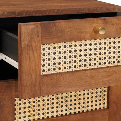 Nachttische mit Schubladen 2 pcs 40 x 33.5 x 46 cm