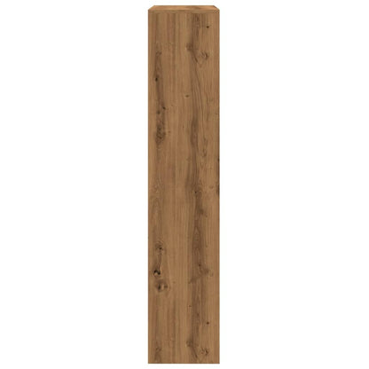 Raumteiler-Bücherregal 4 Stufen Artisan-Eiche 143,5x29x143,5 cm
