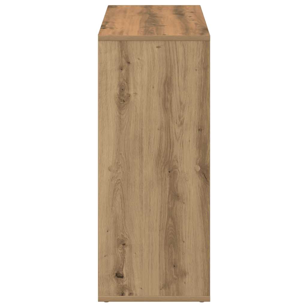 Raumteiler-Bücherregal Artisan-Eiche 69,5x29x69,5 cm