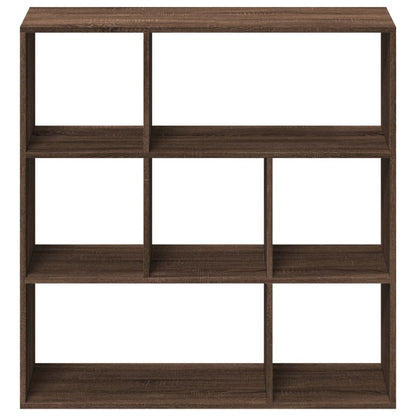 Raumteiler-Bücherregal Braun Eichen-Optik 102x29x103,5 cm