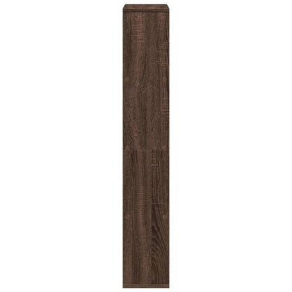 Bücherregal Braun Eichen-Optik 60x20x120 cm Holzwerkstoff