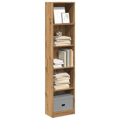 Bücherregal Artisian Oak 40 x 24 x 176 cm Holzwerkstoff