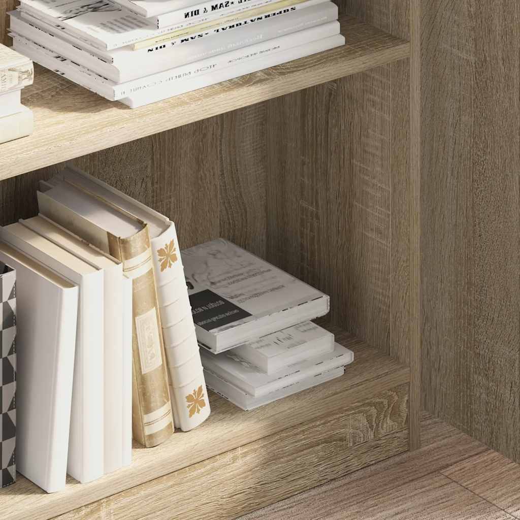 Bücherregal Sonoma-Eiche 80x24x109 cm Holzwerkstoff