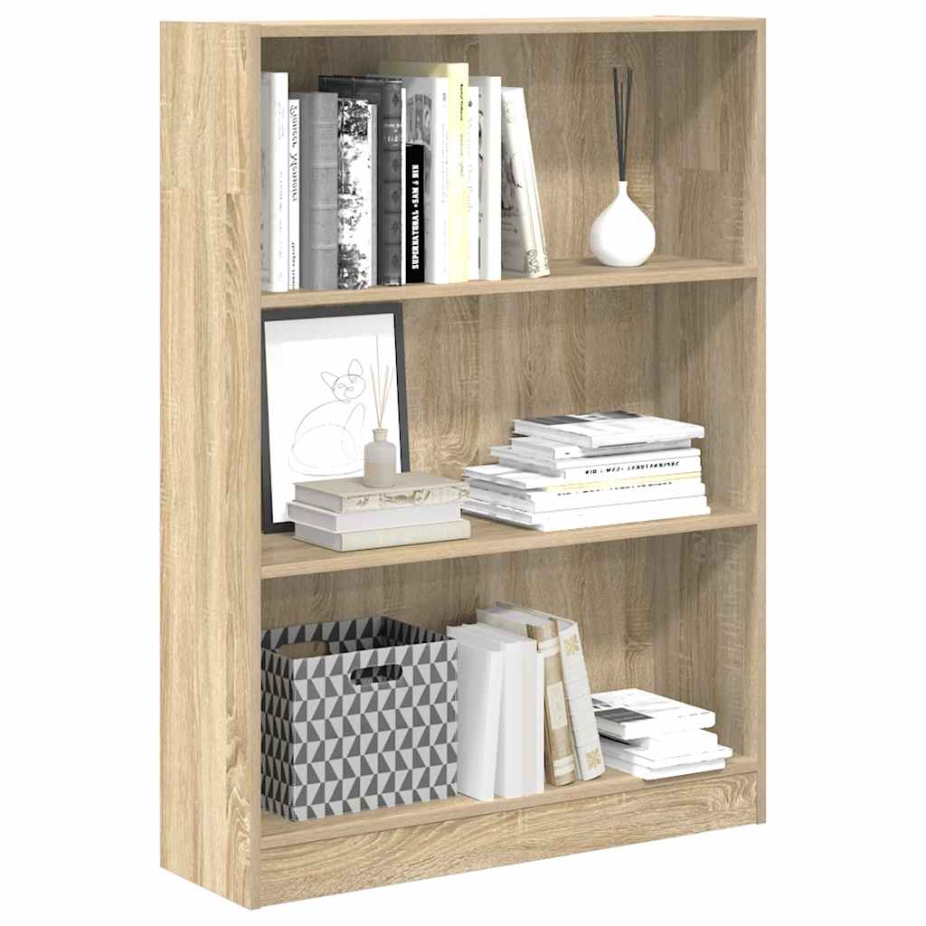 Bücherregal Sonoma-Eiche 80x24x109 cm Holzwerkstoff