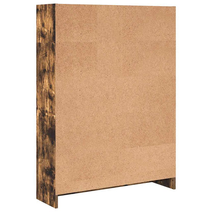 Bücherregal Räuchereiche 80x24x109 cm Holzwerkstoff