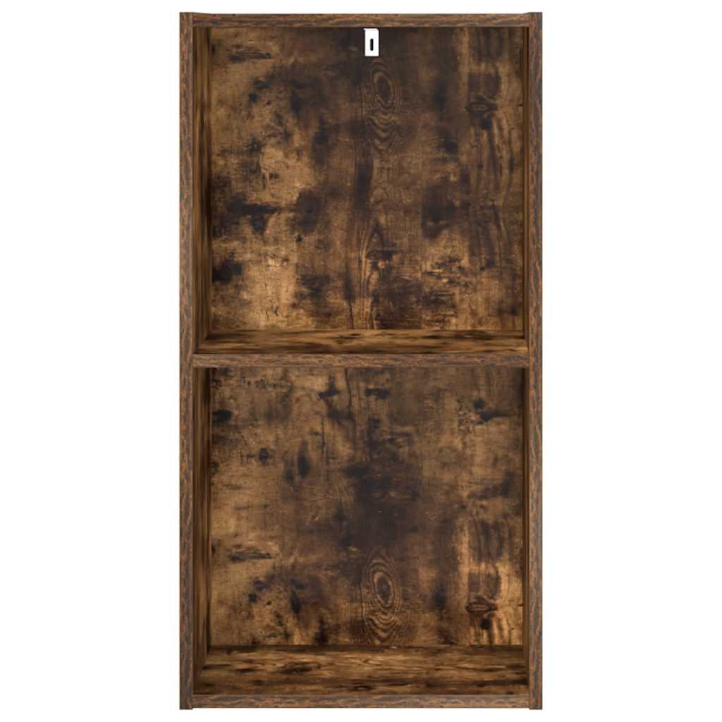 Bücherregal Räuchereiche 40x30x77 cm Holzwerkstoff