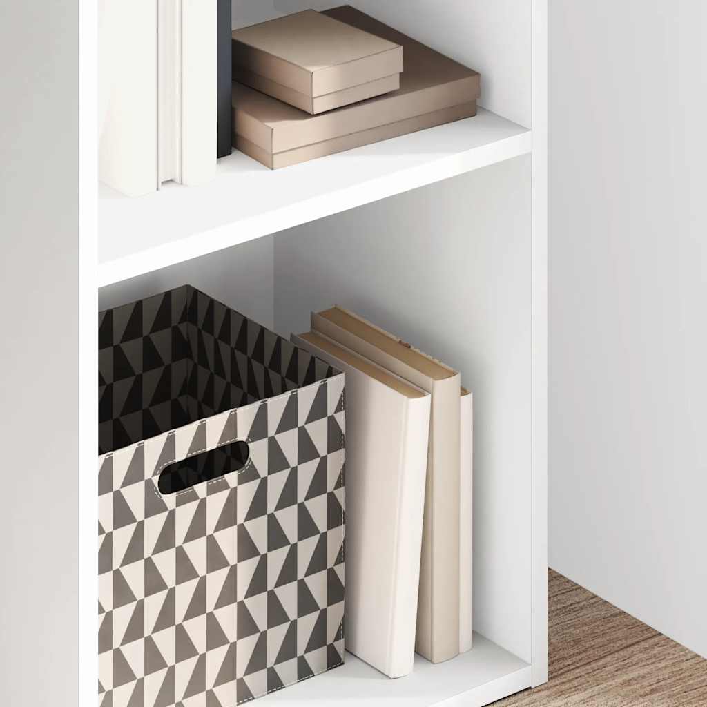 Bücherregal Weiß 40x30x152 cm Holzwerkstoff