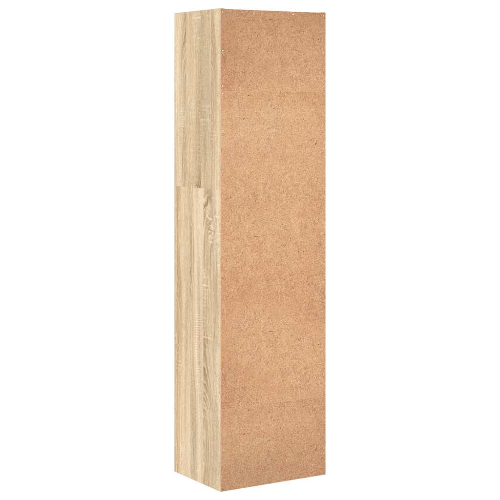 Bücherregal Sonoma-Eiche 40x30x152 cm Holzwerkstoff