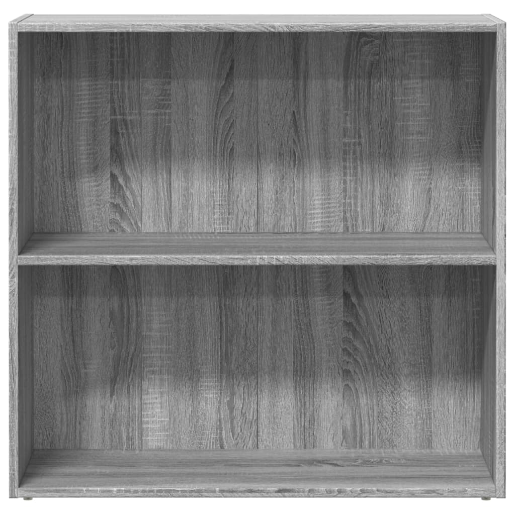 Bücherregal Grau Sonoma 80x30x77 cm Holzwerkstoff