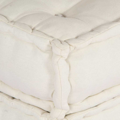 Modulares Sofa 2 pcs Creme 70 x 70 x 56 cm Stoff