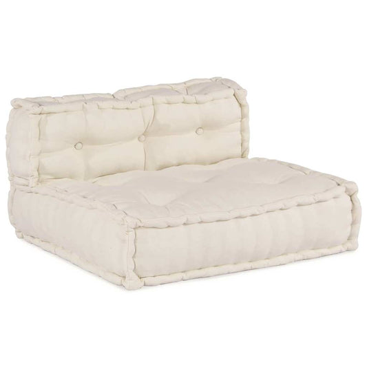 Modulares Sofa 4 pcs Creme 70 x 70 x 56 cm Stoff