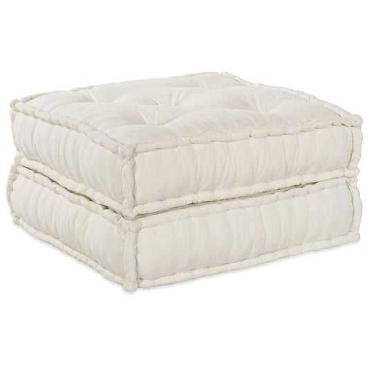 Modulares Sofa 2 pcs Creme 70 x 70 x 36 cm Stoff