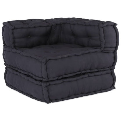 Modulares Sofa 2 pcs Anthrazit 70 x 70 x 56 cm Stoff