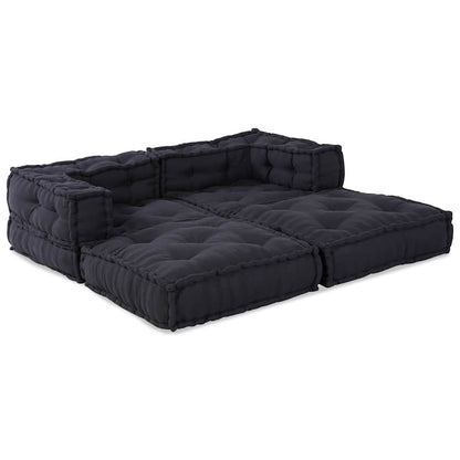 Modulares Sofa 2 pcs Anthrazit 70 x 70 x 56 cm Stoff