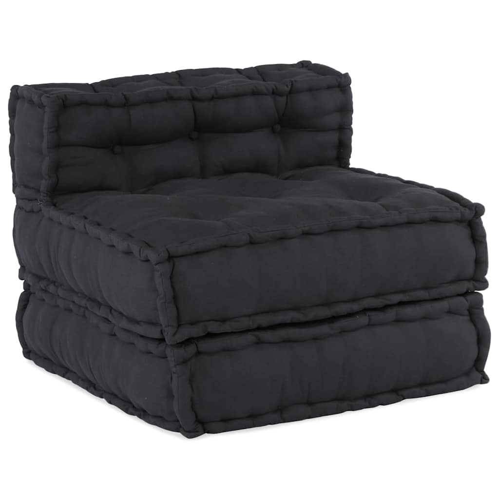 Modulares Sofa 4 pcs Anthrazit 70 x 70 x 56 cm Stoff