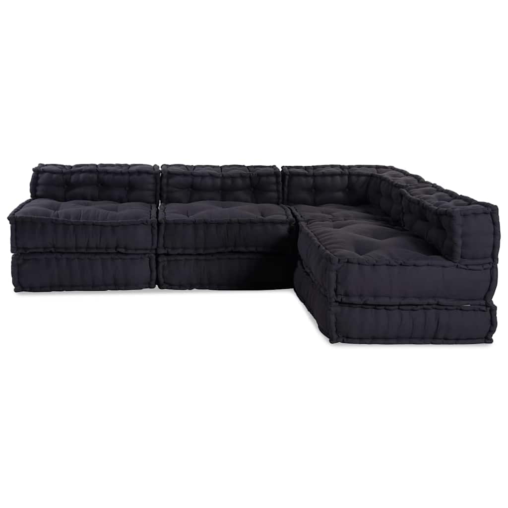 Modulares Sofa 4 pcs Anthrazit 70 x 70 x 56 cm Stoff
