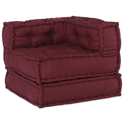 Modulares Sofa 3 pcs Kastanienbraun 70 x 70 x 56 cm Stoff