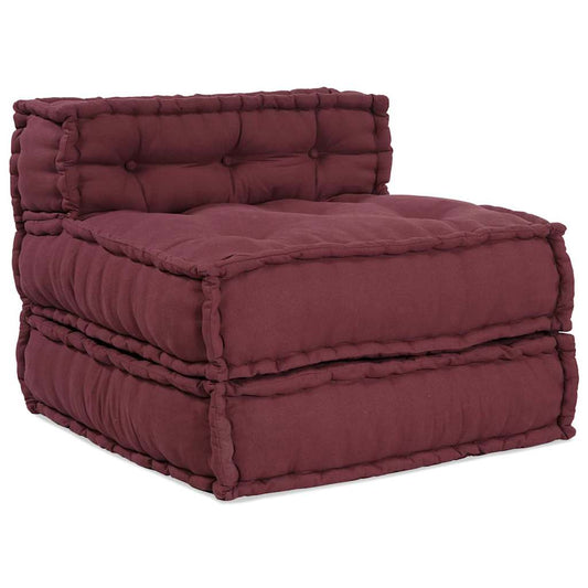 Modulares Sofa 4 pcs Kastanienbraun 70 x 70 x 56 cm Stoff