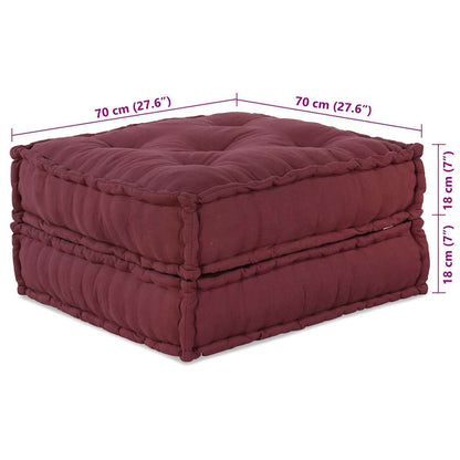 Modulares Sofa 2 pcs Kastanienbraun 70 x 70 x 36 cm Stoff