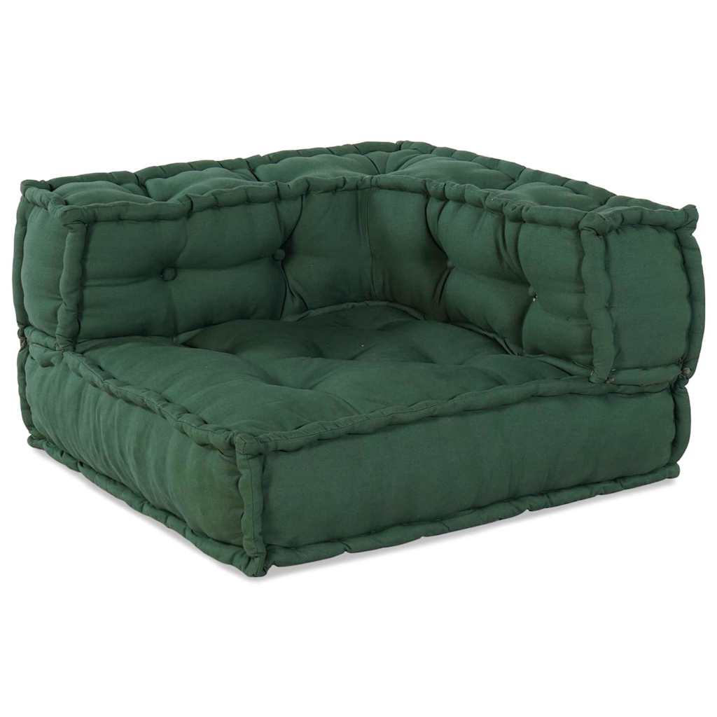 Modulares Sofa 2 pcs Grün 70 x 70 x 56 cm Stoff