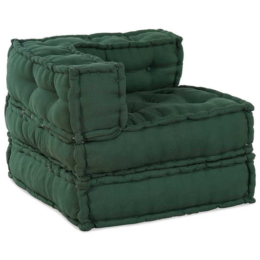 Modulares Sofa 3 pcs Grün 70 x 70 x 56 cm Stoff