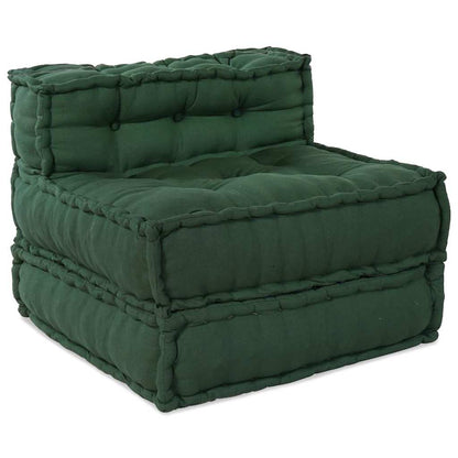 Modulares Sofa 3 pcs Grün 70 x 70 x 56 cm Stoff