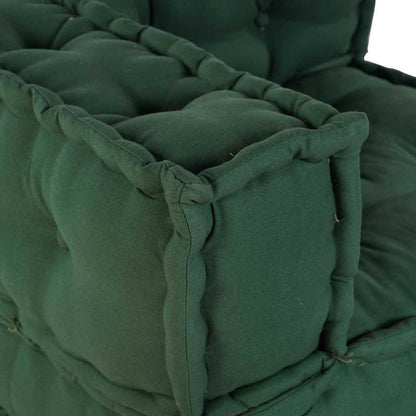 Modulares Sofa 4 pcs Grün 70 x 70 x 56 cm Stoff