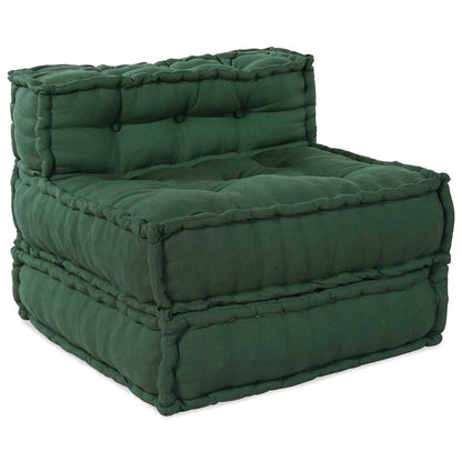 Modulares Sofa 4 pcs Grün 70 x 70 x 56 cm Stoff