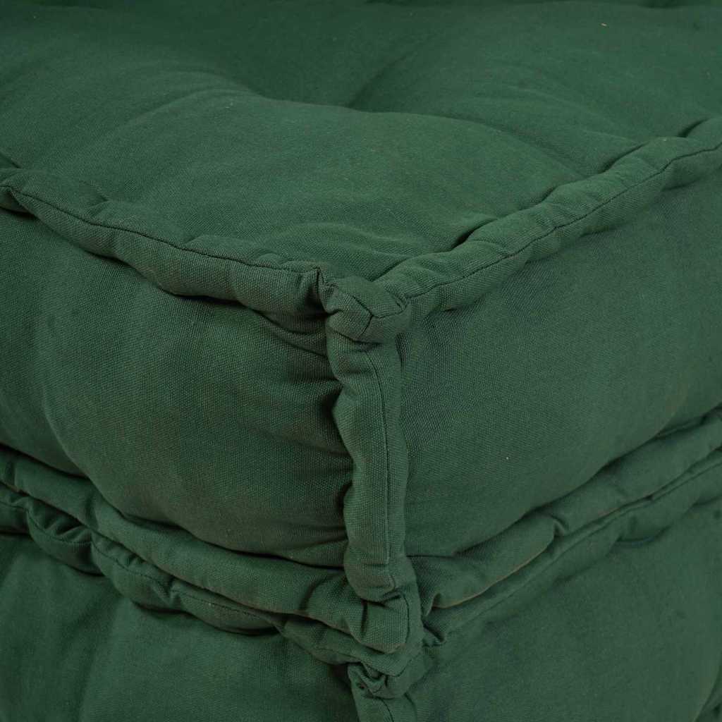 Modulares Sofa 4 pcs Grün 70 x 70 x 56 cm Stoff