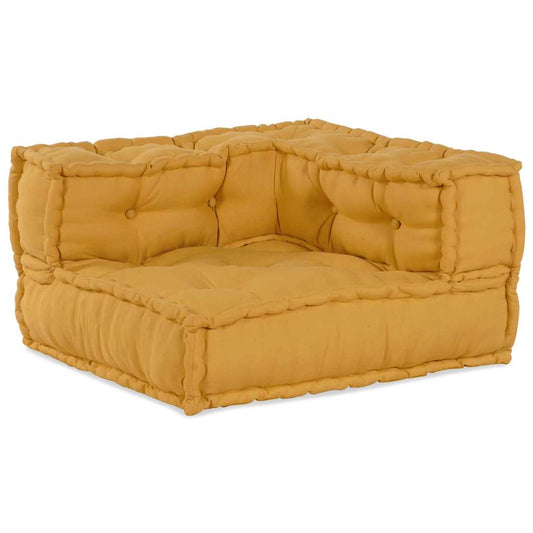 Modulares Sofa 3 pcs Gelb 70 x 70 x 56 cm Stoff
