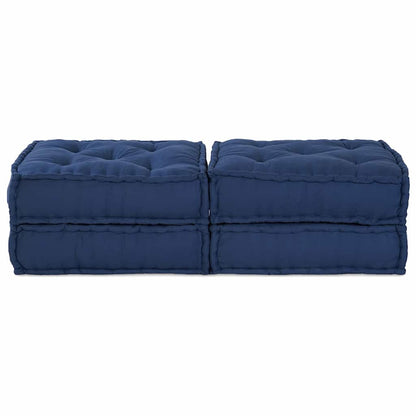 Modulares Sofa 2 pcs Indigo 70 x 70 x 36 cm Stoff