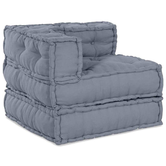 Modulares Sofa 3 pcs Grau 70 x 70 x 56 cm Stoff