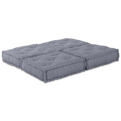 Modulares Sofa 2 pcs Grau 70 x 70 x 36 cm Stoff