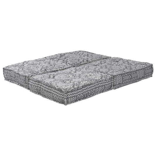 Modulares Sofa Geometrisch 2 pcs Hellgrau 70 x 70 x 36 cm Stoff