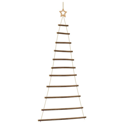 Hängender Weihnachtsbaum mit Sternspitze 74x150 cm Naturzweig