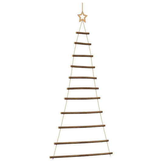 Hängender Weihnachtsbaum mit Sternspitze 74x150 cm Naturzweig