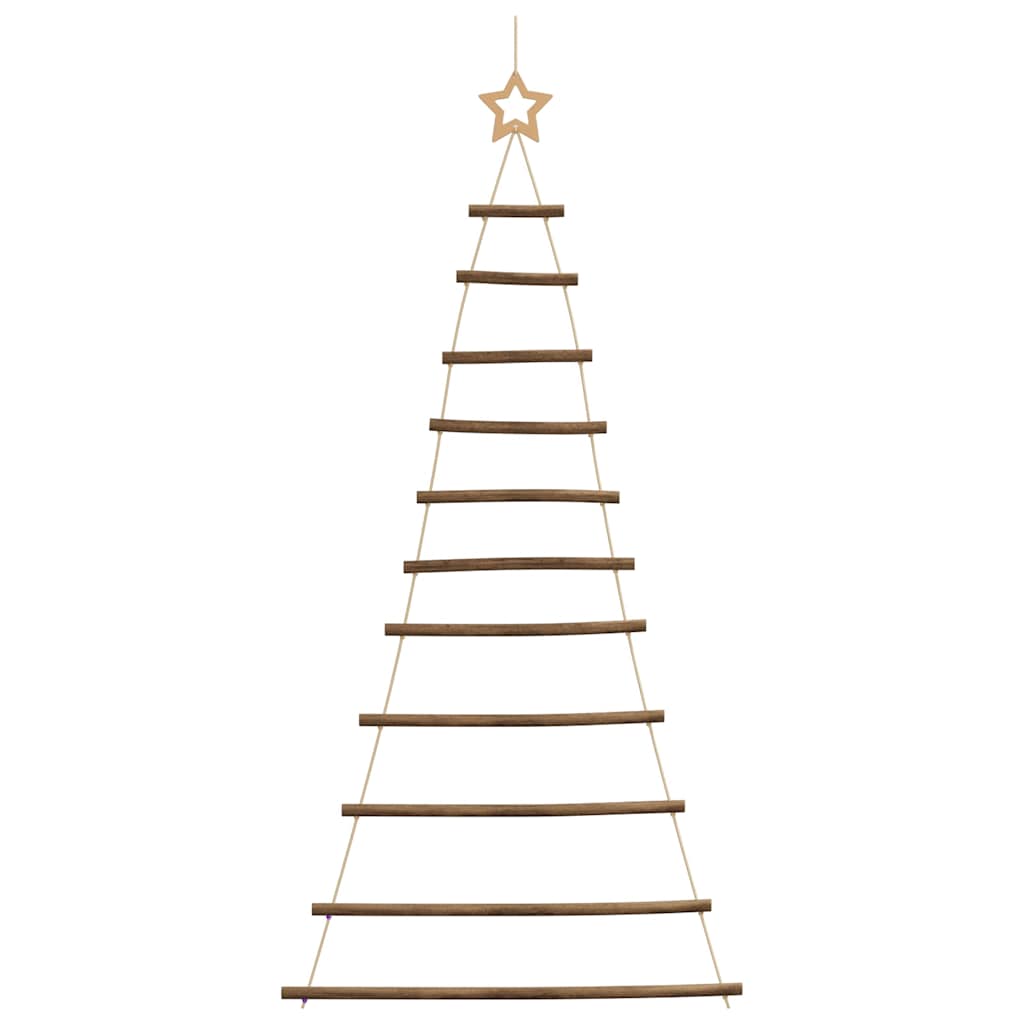Hängender Weihnachtsbaum mit Sternspitze 74x150 cm Naturzweig