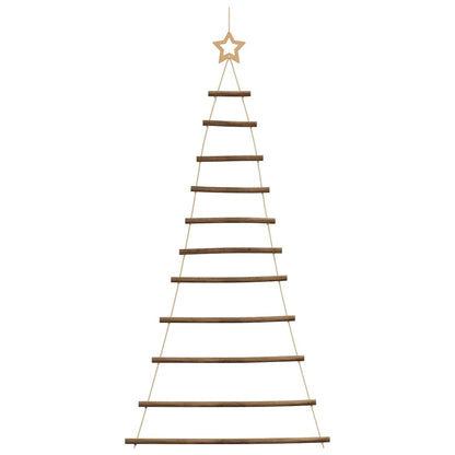 Hängender Weihnachtsbaum mit Sternspitze 74x150 cm Naturzweig