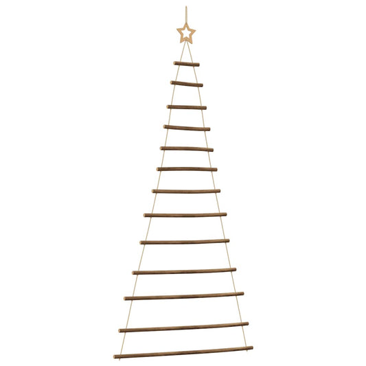 Hängender Weihnachtsbaum mit Sternspitze 86x180 cm Naturzweig