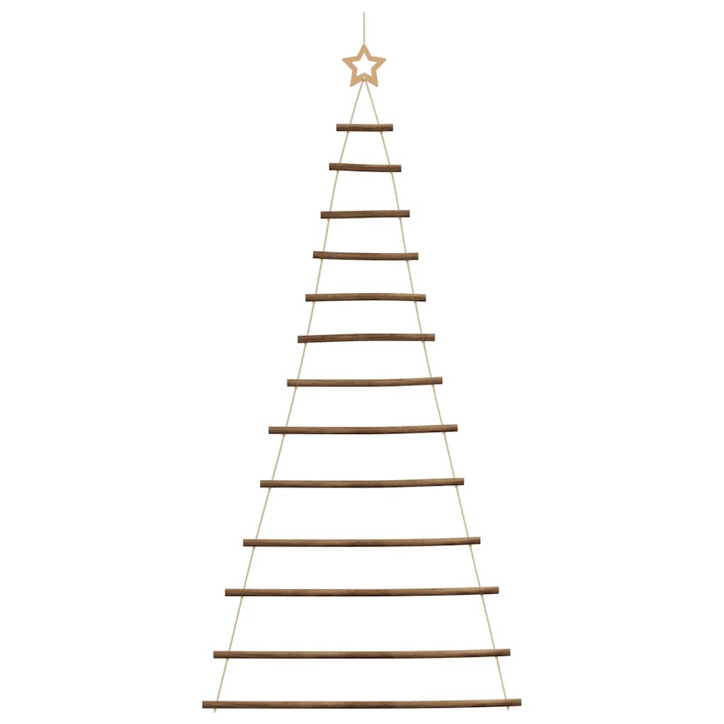 Hängender Weihnachtsbaum mit Sternspitze 86x180 cm Naturzweig