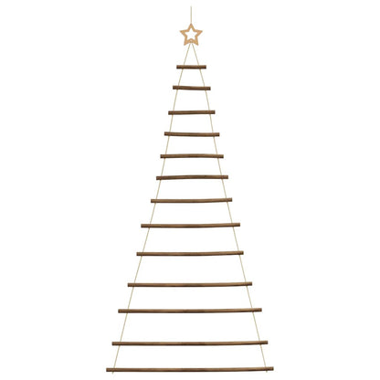 Hängender Weihnachtsbaum mit Sternspitze 86x180 cm Naturzweig