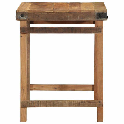 Esstisch Braun 60 x 55 x 76 cm recyceltes Massivholz