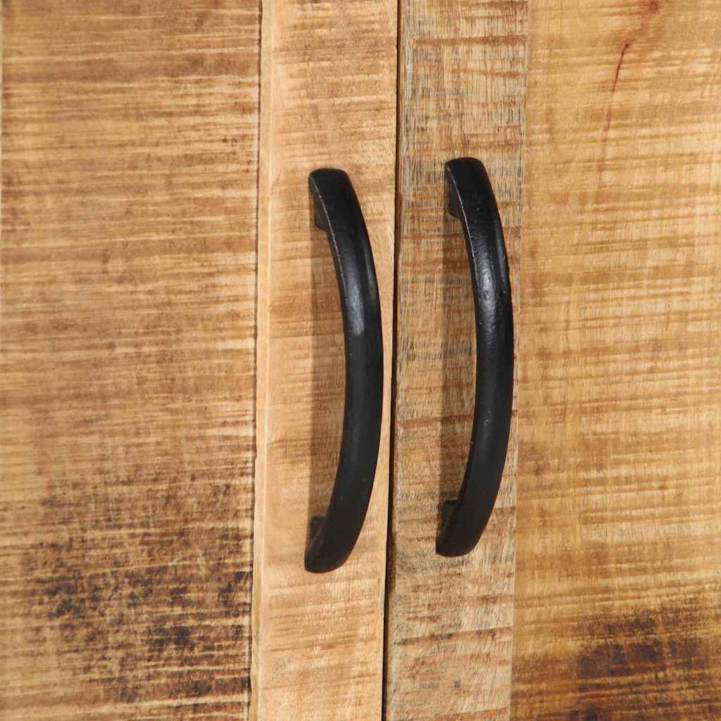 Sideboard Braun 55 x 35 x 70 cm Massivholz, grobes Mango