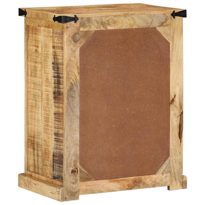Sideboard Braun 55 x 35 x 70 cm Massivholz, grobes Mango