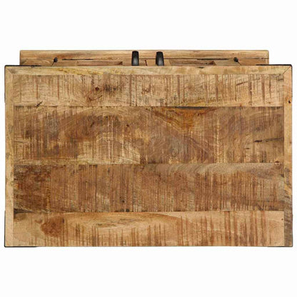 Sideboard Braun 55 x 35 x 70 cm Massivholz, grobes Mango