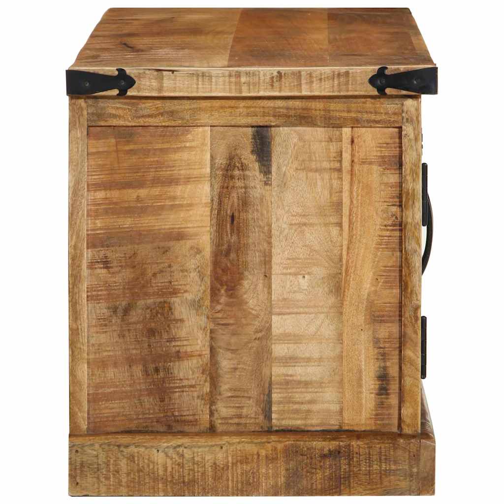 Schuhschrank Braun 110 x 38 x 45 cm Massivholz Mango