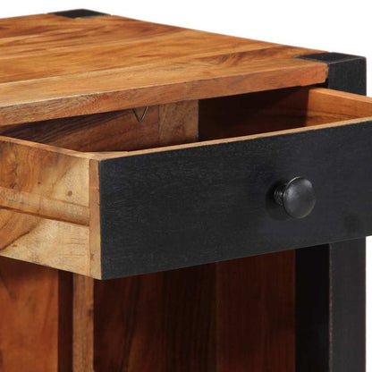 Nachttisch Braun 40 x 35 x 50 cm Akazie Massivholz