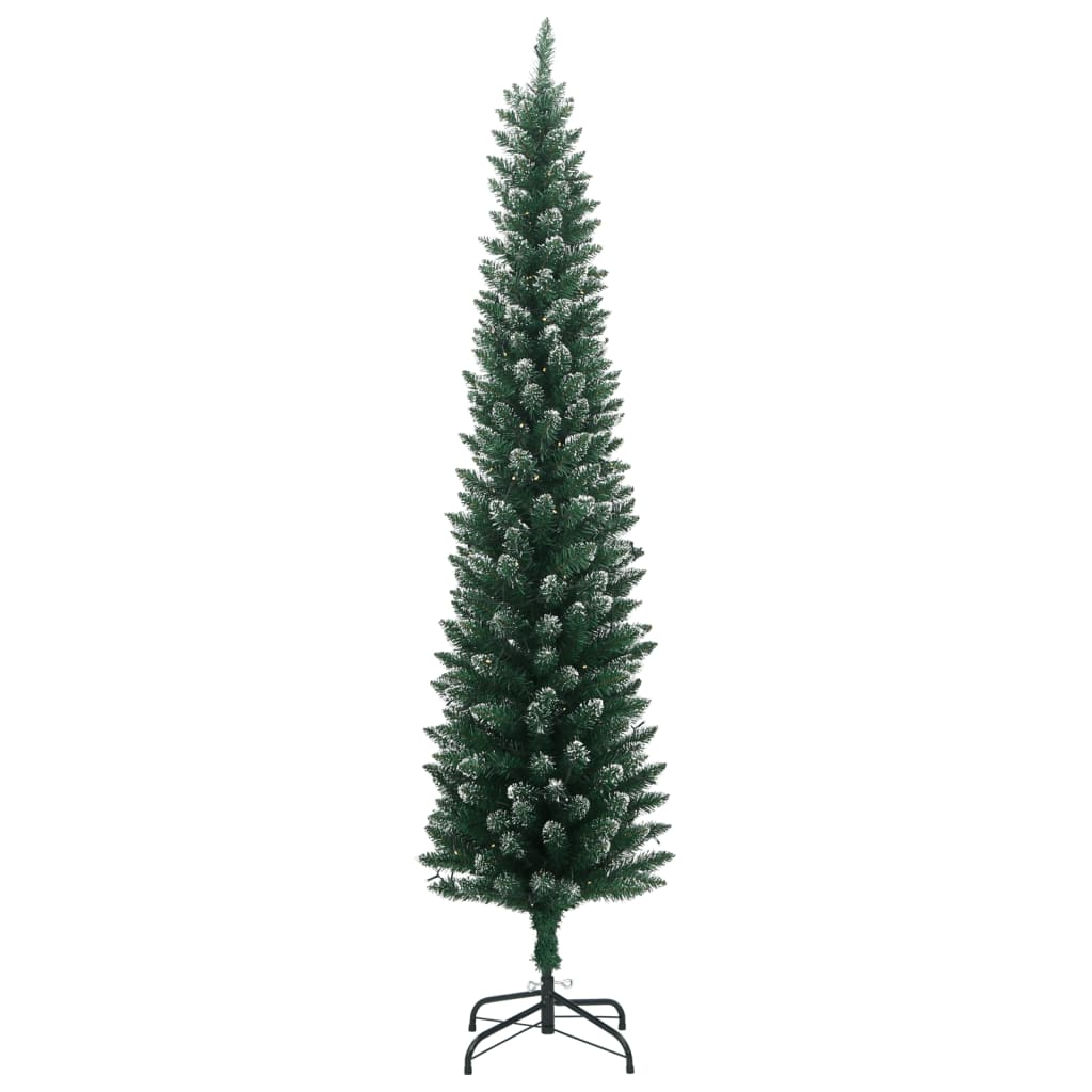 Künstlicher Weihnachtsbaum Schlank 150 LEDs 150 cm