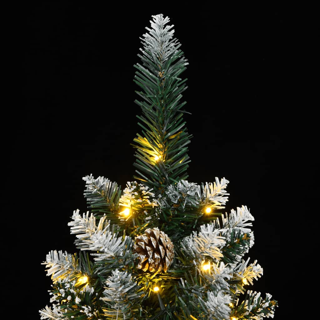 Künstlicher Weihnachtsbaum Schlank 150 LEDs 150 cm